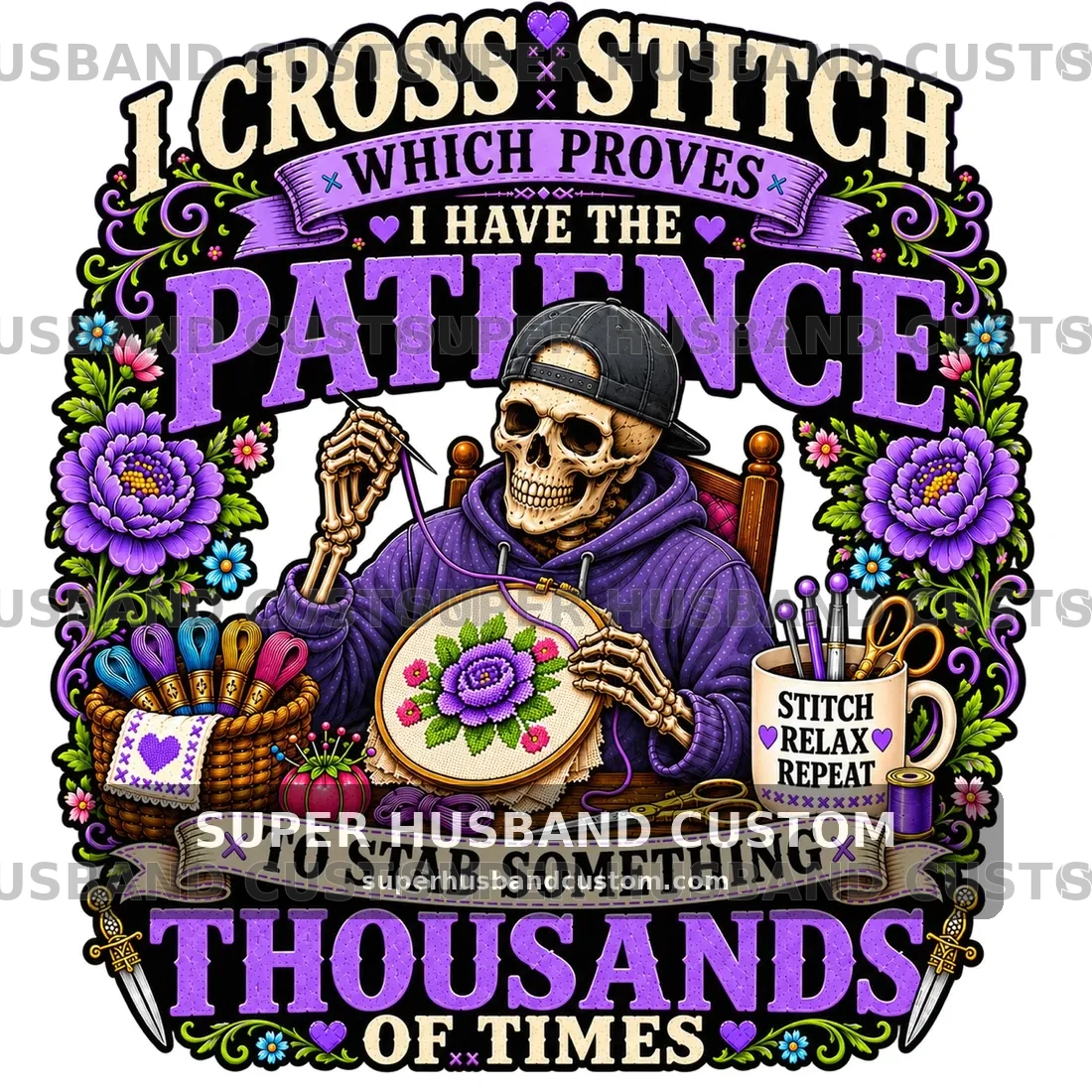 Cross-Stitch Patience (Cap)