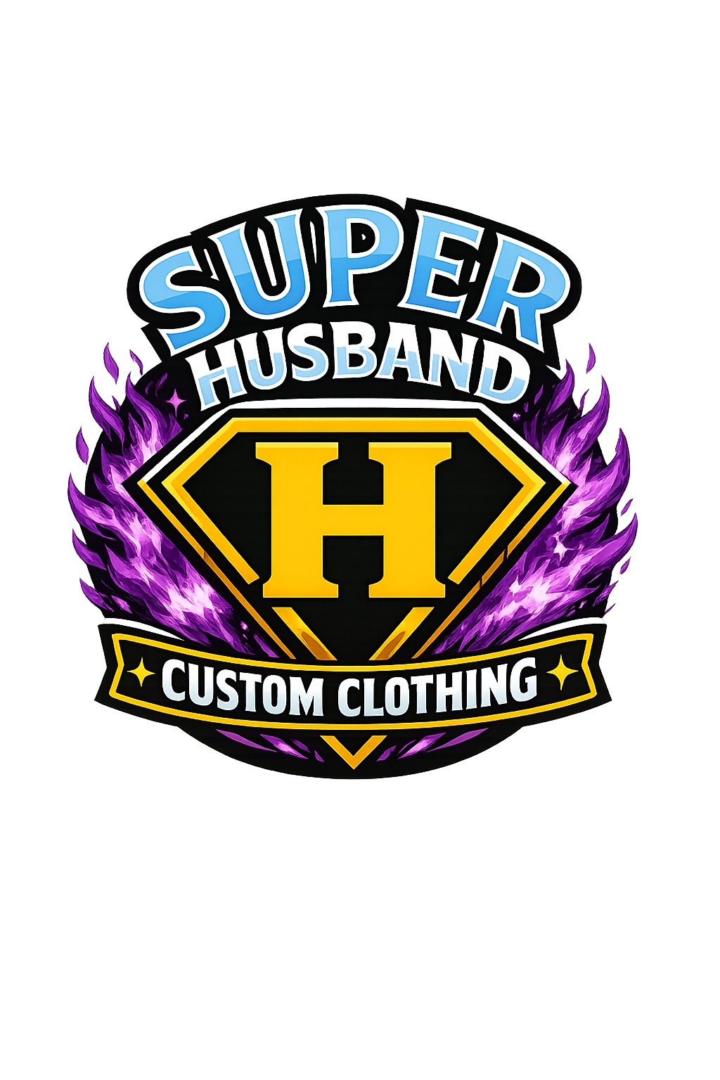 Super Husband Custom Clothing logo